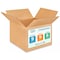 Idl Packaging 9 in x 9 in x 6 in Shipping Box, Kraft, Corrugate, Single Wall, 200#, 25 PK B-996-25 - alternate 1